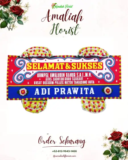 Papan Bunga Ucapan Selamat Jukuh Kemuning